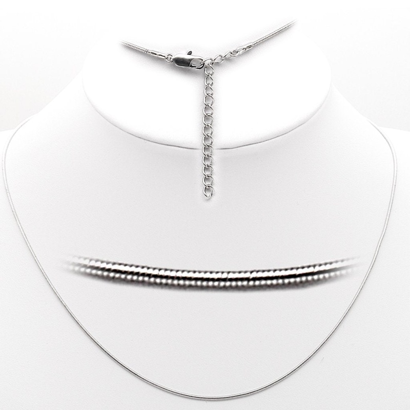 35325 - Rhodium Brass Chain With No Stone