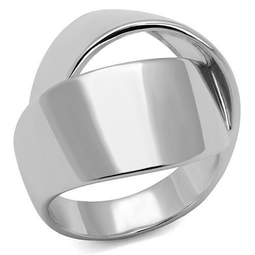 3W1311 - Rhodium Brass Ring With No Stone