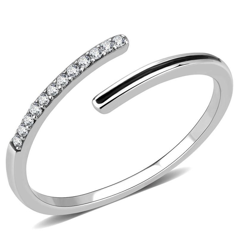 Da312 - No Plating Stainless Steel Ring With Epoxy In Jet