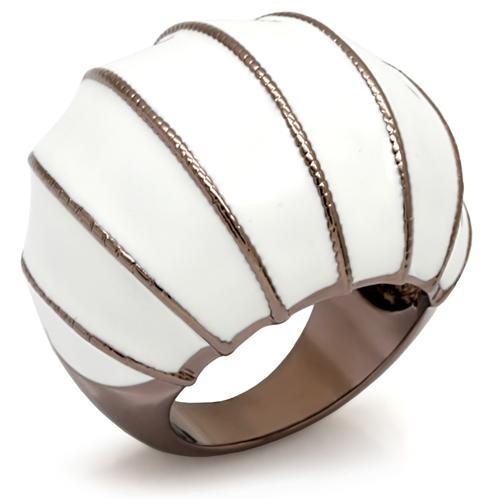 Lo1638 - Chocolate Gold Brass Ring With No Stone