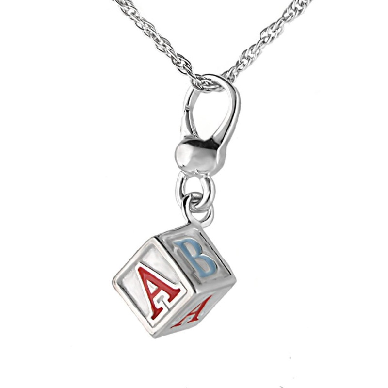 Los424 - Silver 925 Sterling Silver Chain Pendant With No Stone - 18"