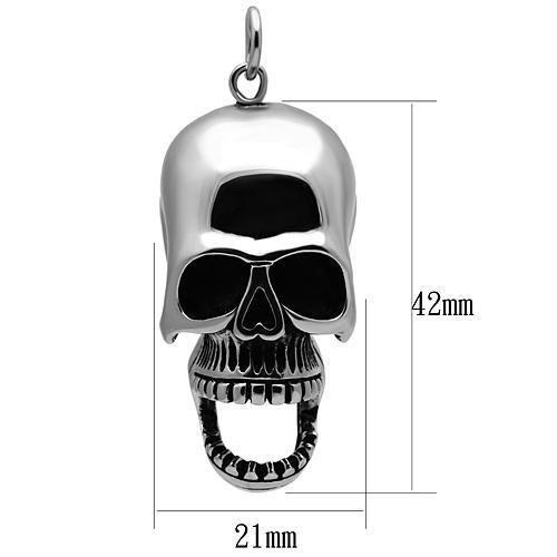High Polished (No Plating) Stainless Steel Pendant With No Stone