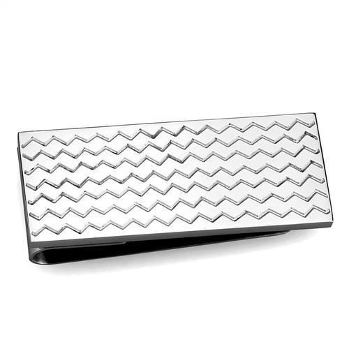 High Polished (No Plating) Stainless Steel Money Clip With No Stone