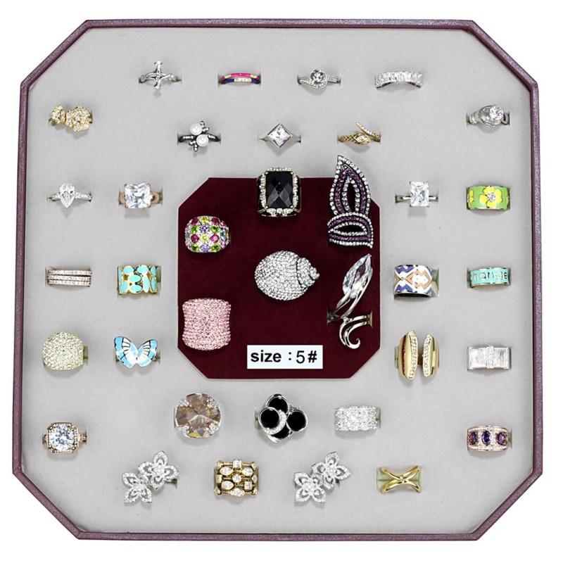 Vk-009-Size5 - Assorted Brass Ring With Assorted In Assorted - 5