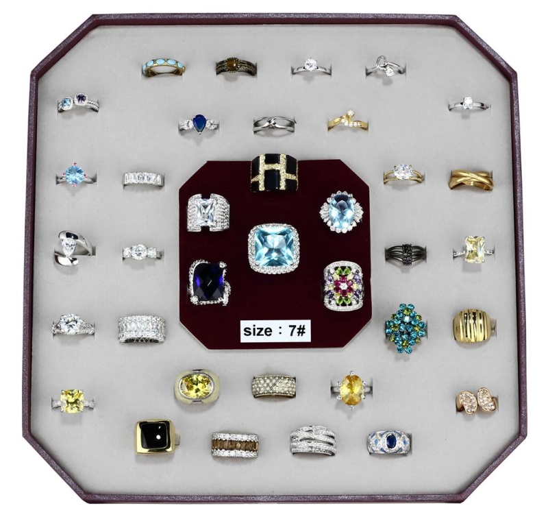 Vk-010-Size7 - Assorted Brass Ring With Assorted In Assorted - 7
