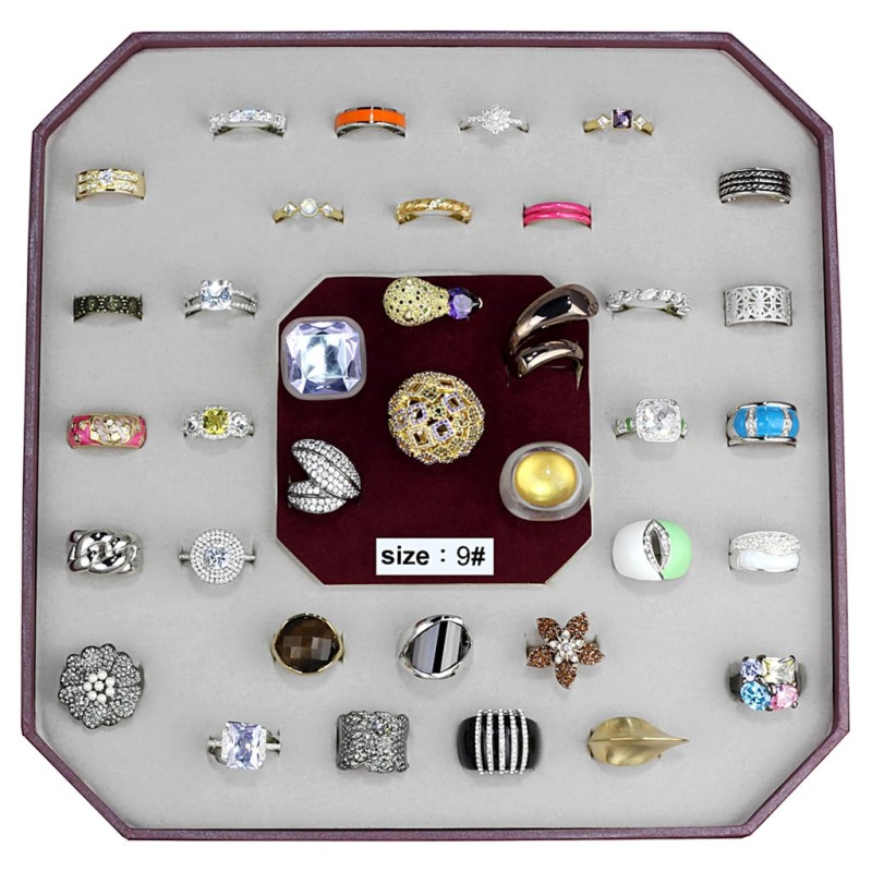 Vk-019-Size9 - Assorted Brass Ring With Assorted In Assorted - 9