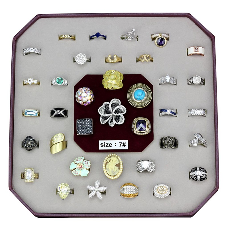 Vk-030-Size7 - Assorted Brass Ring With Assorted In Assorted - 7