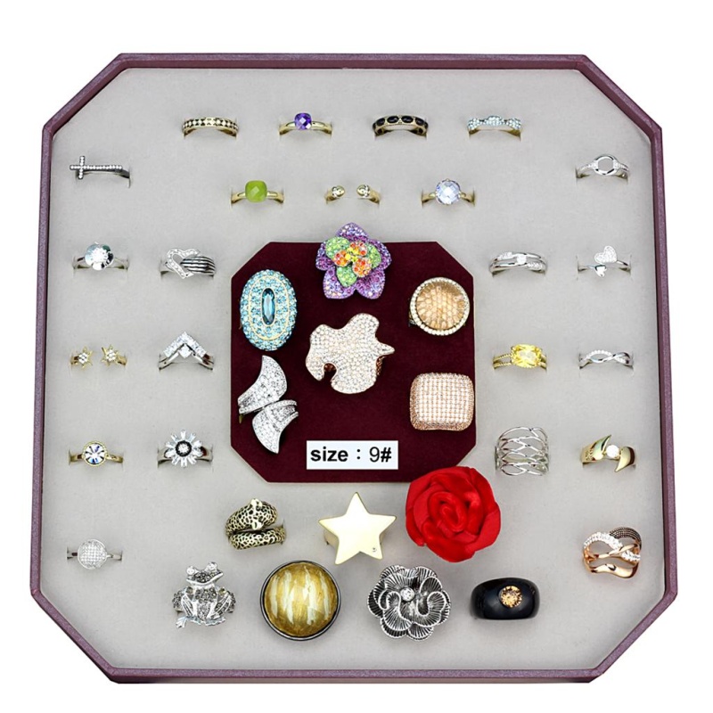 Vk-030-Size9 - Assorted Brass Ring With Assorted In Assorted - 9