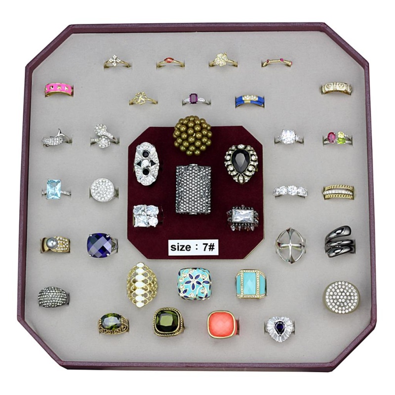 Vk-032-Size7 - Assorted Brass Ring With Assorted In Assorted - 7