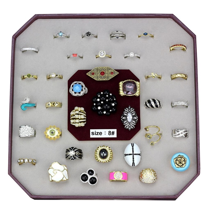 Vk-047-Size8 - Assorted Brass Ring With Assorted In Assorted - 8