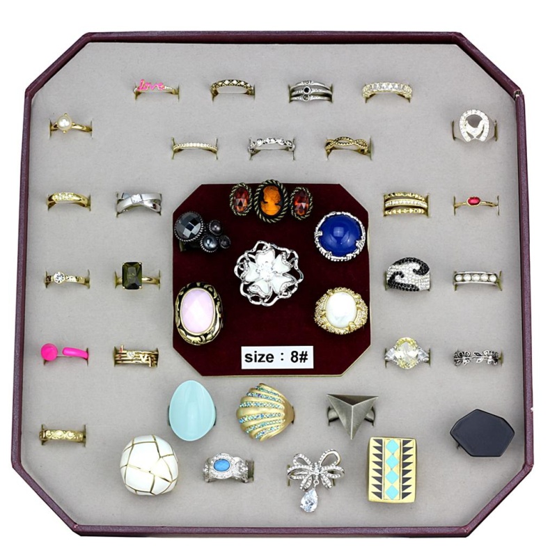 Vk-050-Size8 - Assorted Brass Ring With Assorted In Assorted - 8
