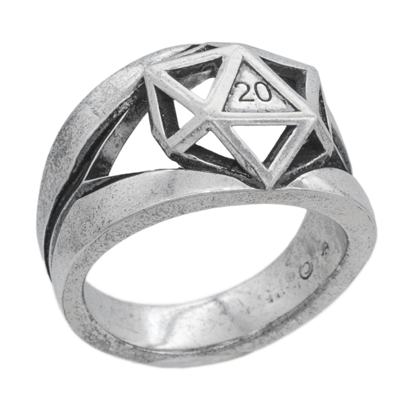 Hollow D20 Signet Ring - Badali Original