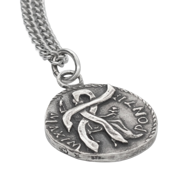 Anduriel’S Blackened Denarius Necklace