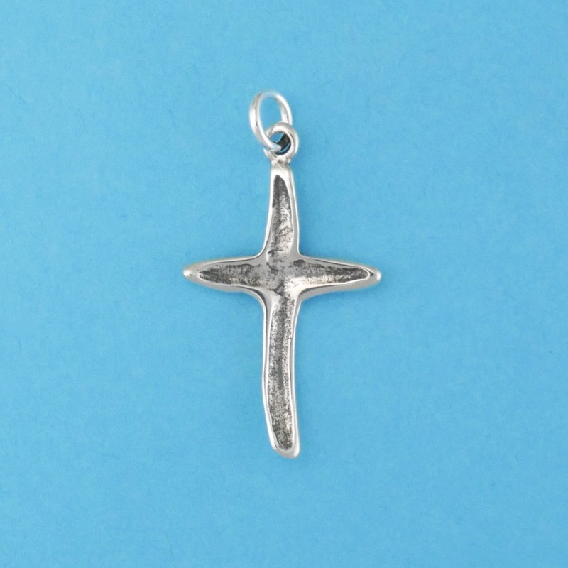 Carved Cross Charm