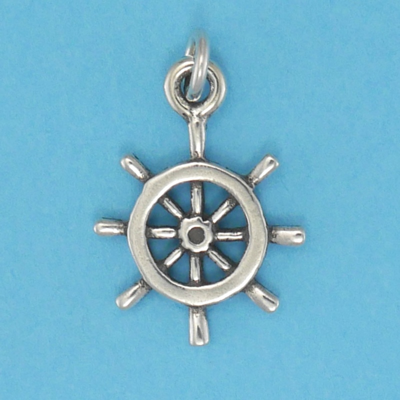 Ship Wheel Charm