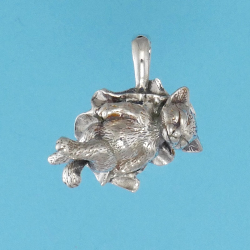 Kitten Sleeping Pendant