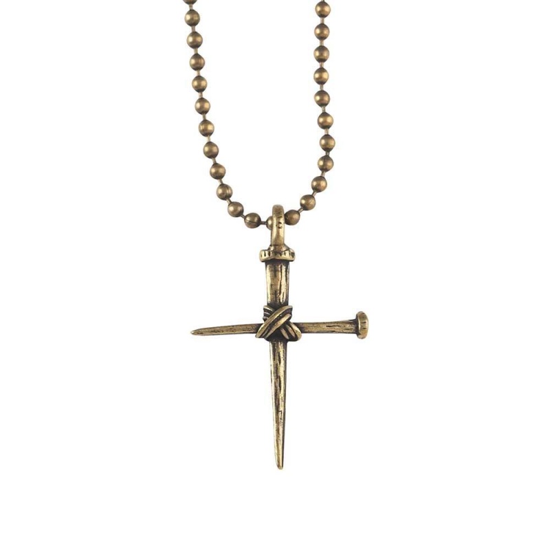 Nk-1 1/4"Brass Ox Pwt Nail Crs