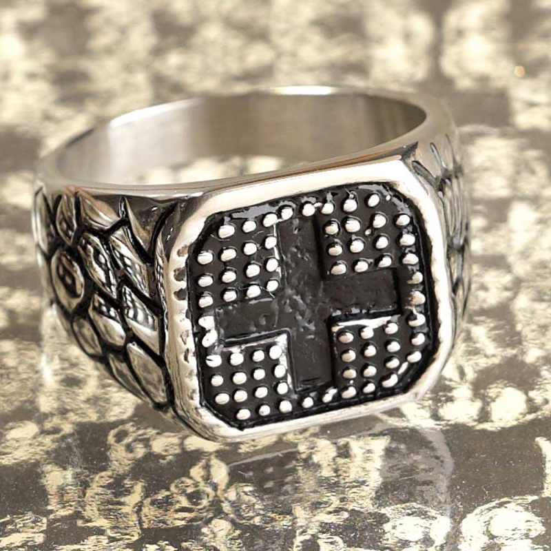 Rng-Stainless Square/Crs-Sz 12