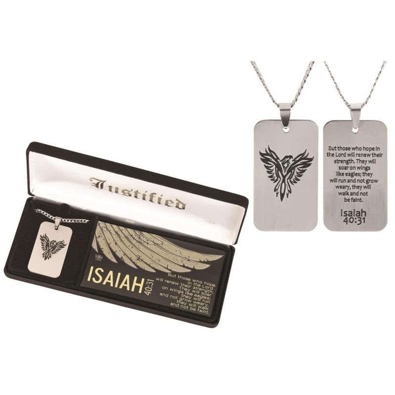 Nk-Justified/Is40:31 Dogtag-24"