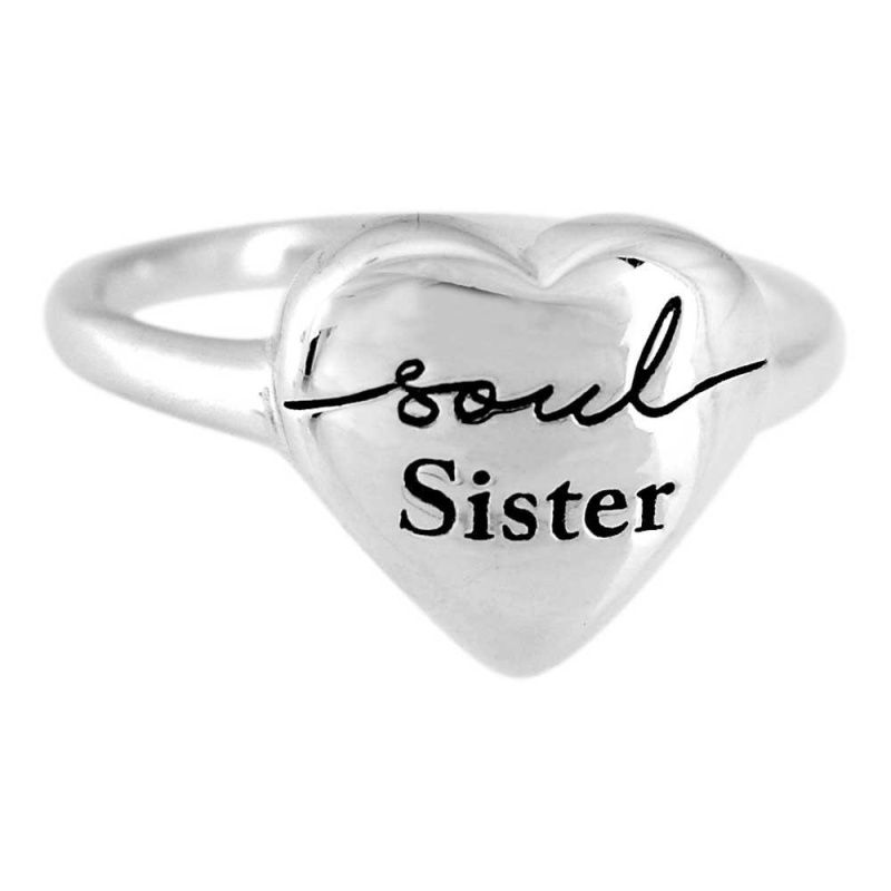 Sp Soul Sister Hrt Rng Sz 9
