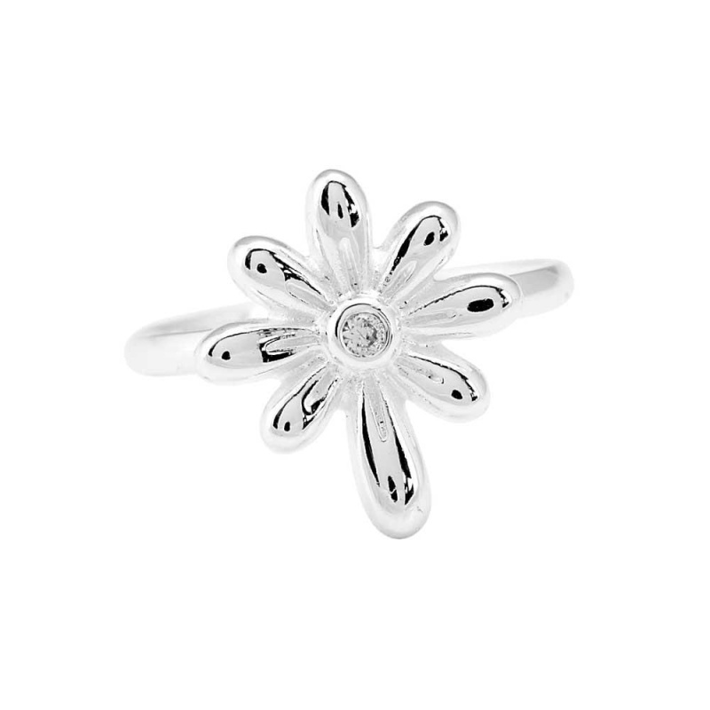 Rng-Sp Daisy Petal Cz Crs Sz6