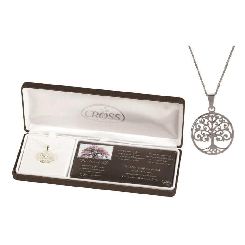 Tree Of Life Silver Plated Necklace