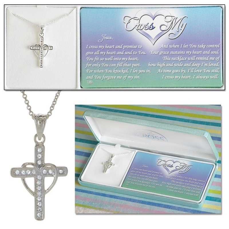 Nk-Sp Cross My Heart-18"Ch