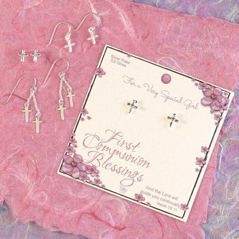Ear Comm Petal Cross Silplt Ss Posts