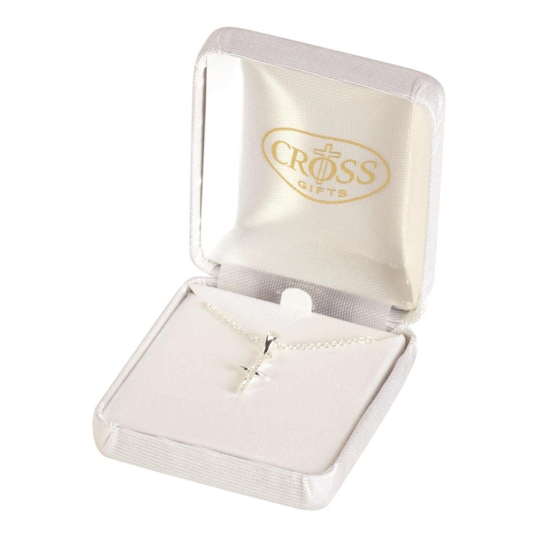 Necklace Thin Box Cross