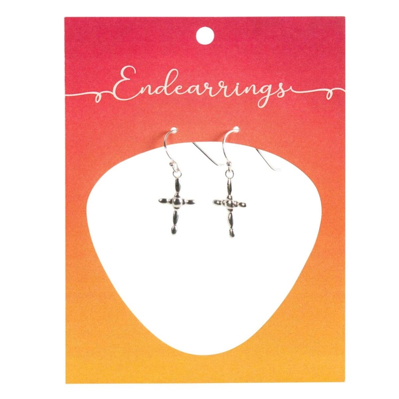 Endearrings Petal Cross 11/16In