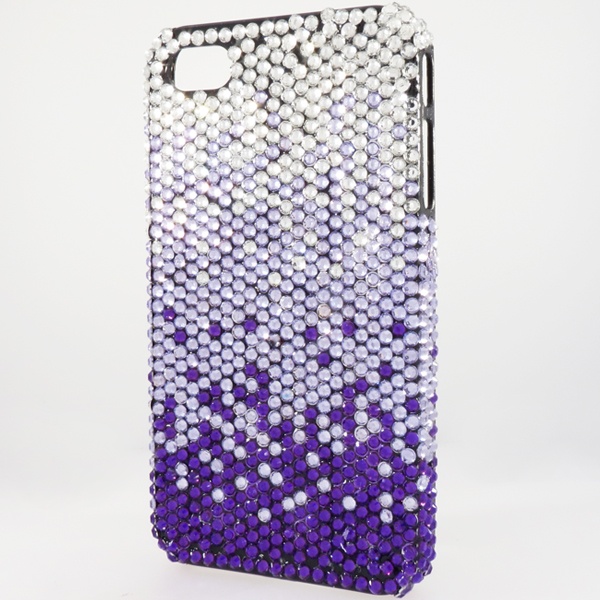 Bling Iphone Case For Iphone 4 Purple Fade