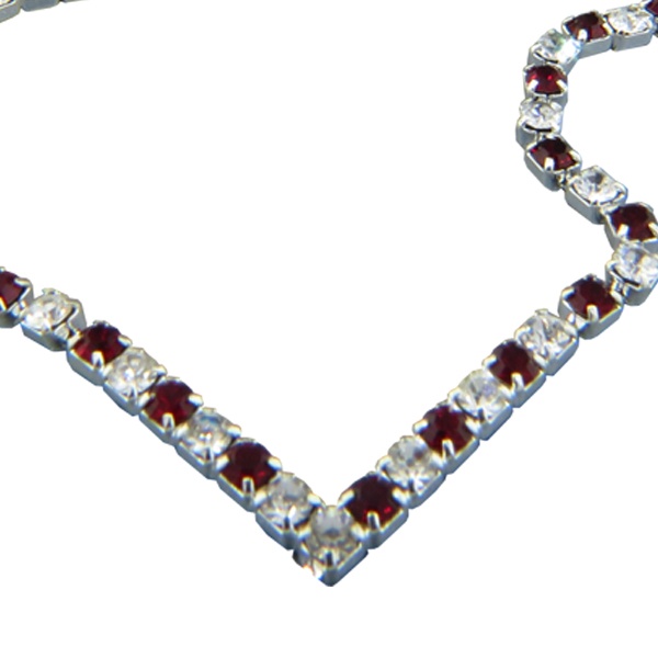 Rhinestone Necklace Crystal And Siam