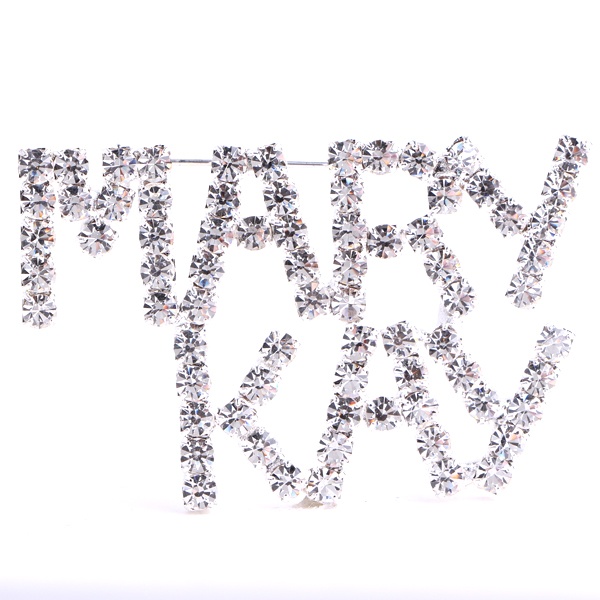 Mary Kay (Crystal/Silver) Rhinestone Pin