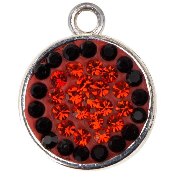 Game Time Bling Circular Dangle - Light Siam/Jet (Red/Jet)