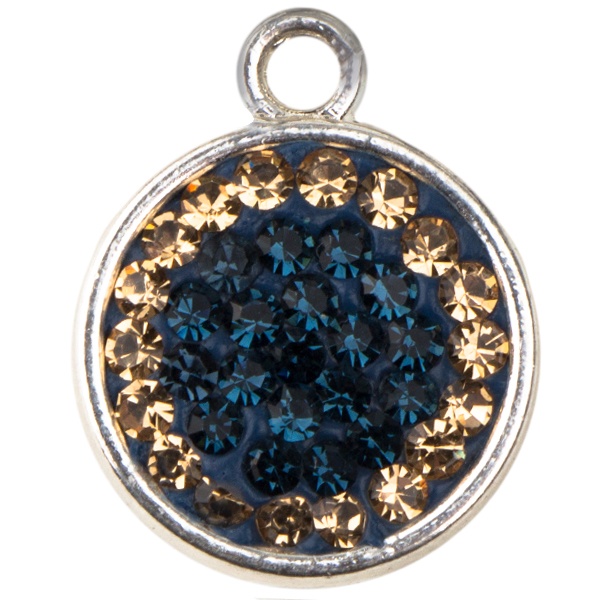 Game Time Bling Circular Dangle - Montana/Light Colorado Topaz