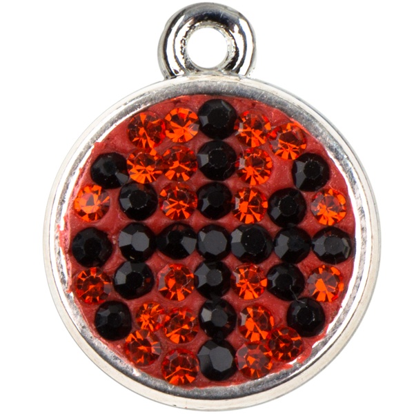 Game Time Bling Dangle - Basketball - Hyacinth/Jet