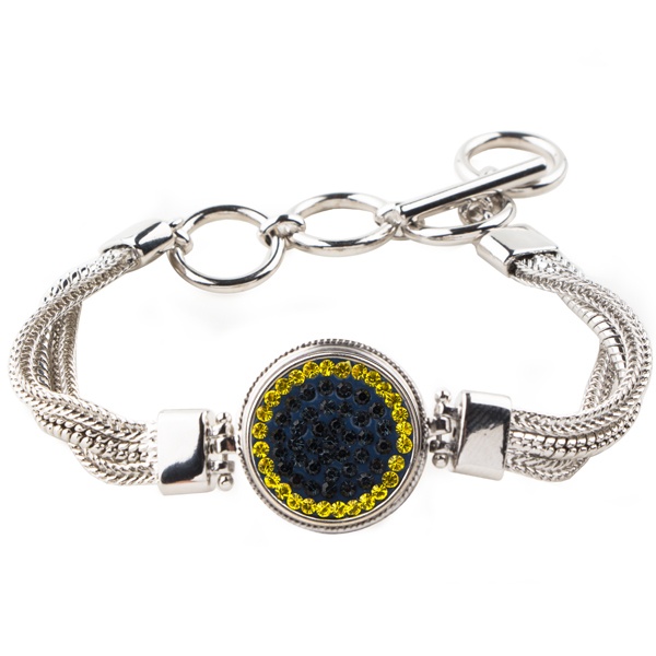 1-Snap Metal Bracelet - Montana/Citrine (London Blue/Citrine)