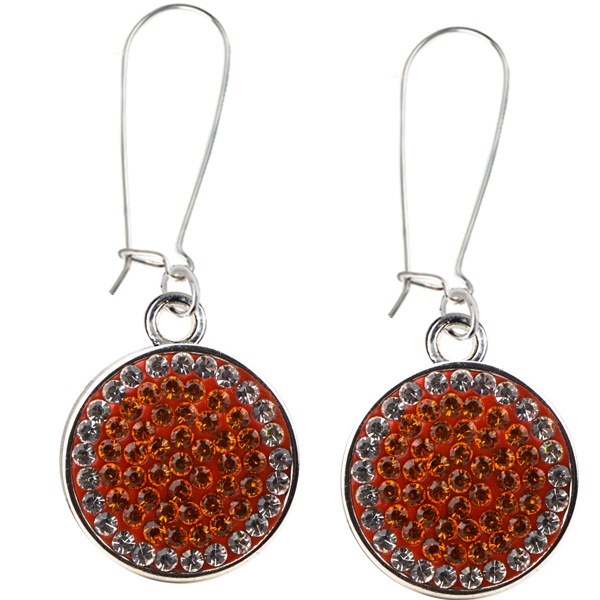 Snap Earrings - Sun/Crystal - Sold By The Pair