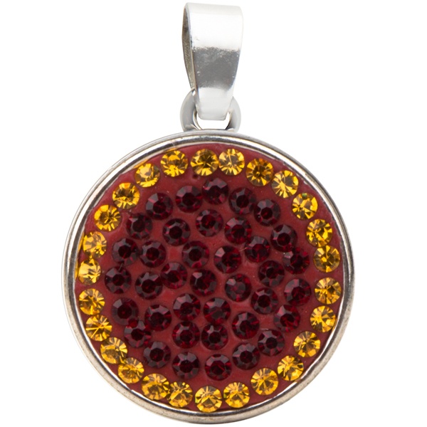 Classic Snap Pendant - Siam/Topaz (Ruby/Pumpkin)
