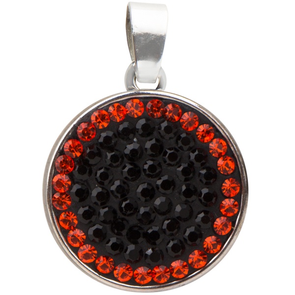 Classic Snap Pendant - Jet/Hyacinth (Jet/Tangerine)