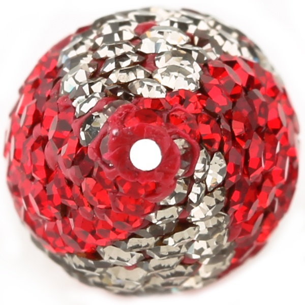 Game Time Bling Icicle Pave Bead - Light Siam/Black Diamond