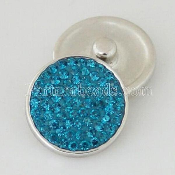 Blue Zircon Pave Snap