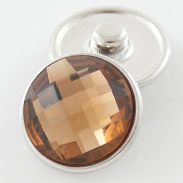 Light Colorado Topaz Checkerboard Snap