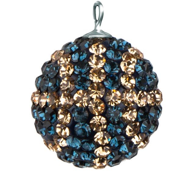 Game Time Bling Large Basketball - Montana/Light Colorado Topaz
