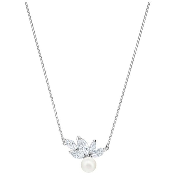 Swarovski Collections Louison Pearl Pendant White Rhodium Plating