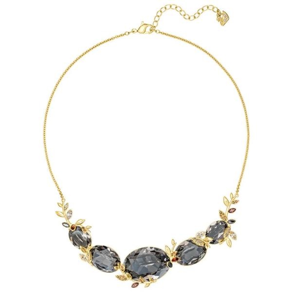 Swarovski Collections March Squirrel Necklace, Multi-Colored, Gold Plating