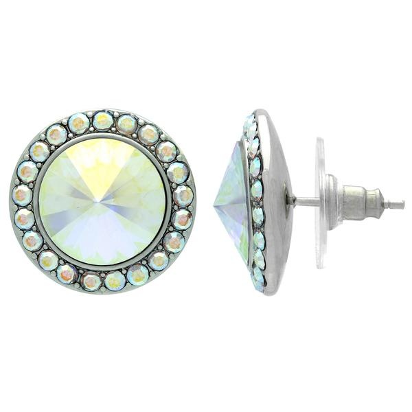 Crystalyzed With Dreamtime Crystal Stud Earrings For Dance Crystal Ab 17Mm - Pair