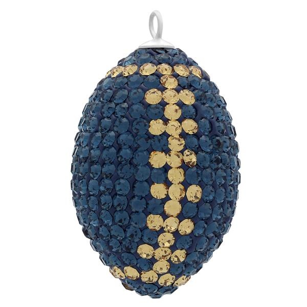 Game Time Bling Extra Large Football (No Ring) - Montana/Light Colorado Topaz