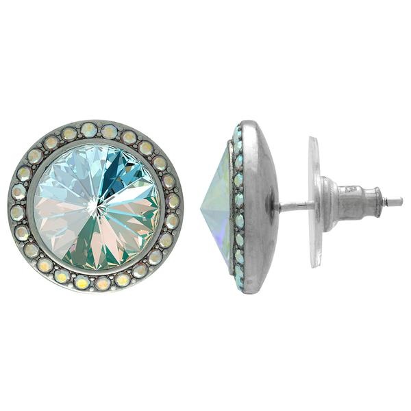 Crystalized With Dreamtime Crystal Stud Earrings For Dance Crystal Laguna Delite/Crystal Ab 17Mm - Pair