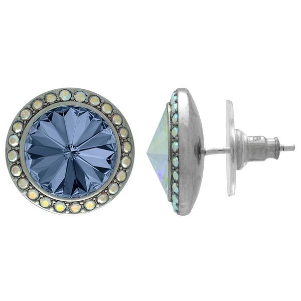 Crystalyzed With Dreamtime Crystal Stud Earrings For Dance Montana/Crystal Ab 19Mm - Pair